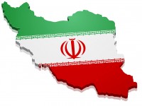 Karte Iran Grafik